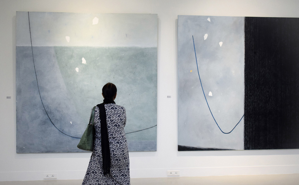THE BOWL | Acrylic On Canvas | 96 inch X 96 inch | MSMB-05